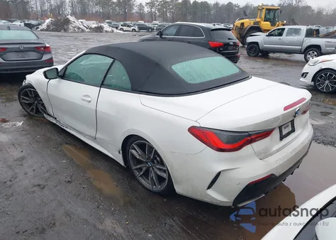 2021 BMW M440I z USA, uszkodzony, nr VIN WBA53AT00MCF84158